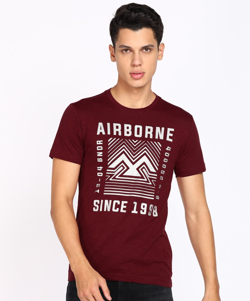 MUFTI Printed Men Round Neck Maroon T Shirt Buy MUFTI Printed Men Round Neck Maroon T Shirt Online at Best Prices in India Flipkart