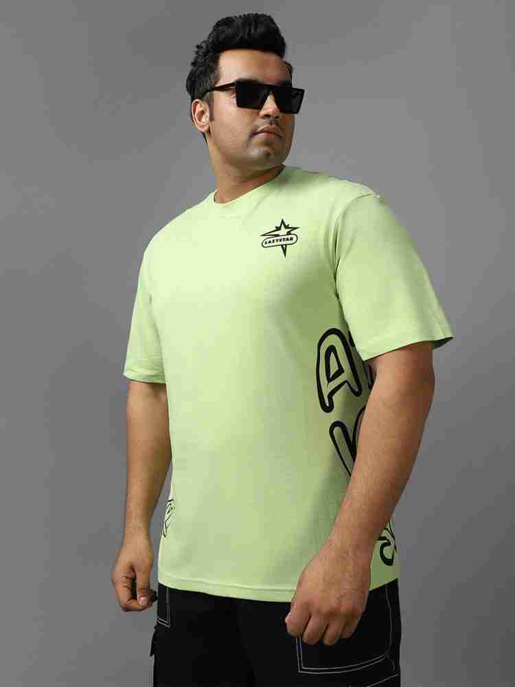 BEWAKOOF Printed, Typography Men Round Neck Light Green T-Shirt - Buy  BEWAKOOF Printed, Typography Men Round Neck Light Green T-Shirt Online at  Best Prices in India