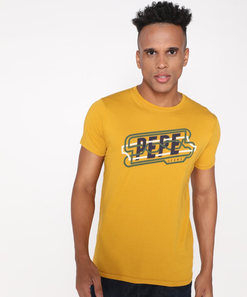 pepe jeans yellow t shirt