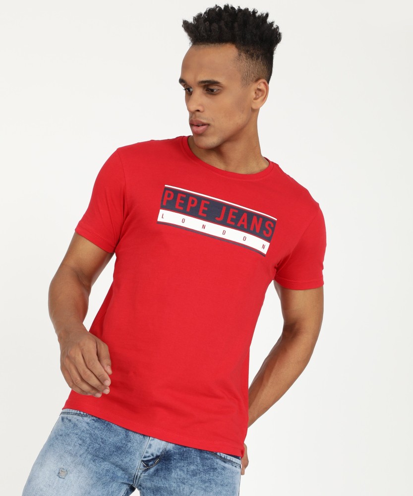 Pepe jeans best sale red t shirt