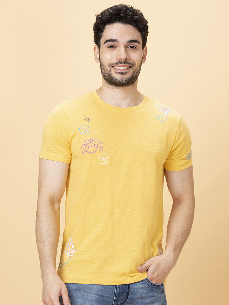 Being human yellow t shirt shop