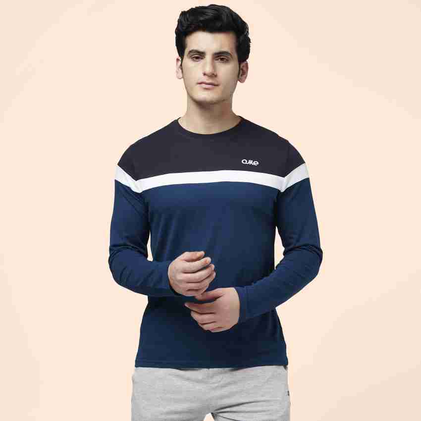 Ajile By Pantaloons Colorblock Men Crew Neck Blue T Shirt Buy Ajile By Pantaloons Colorblock Men Crew Neck Blue T Shirt Online at Best Prices in India Flipkart