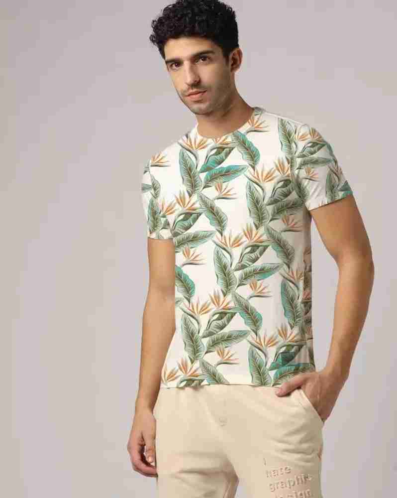Floral print t shirt new arrivals