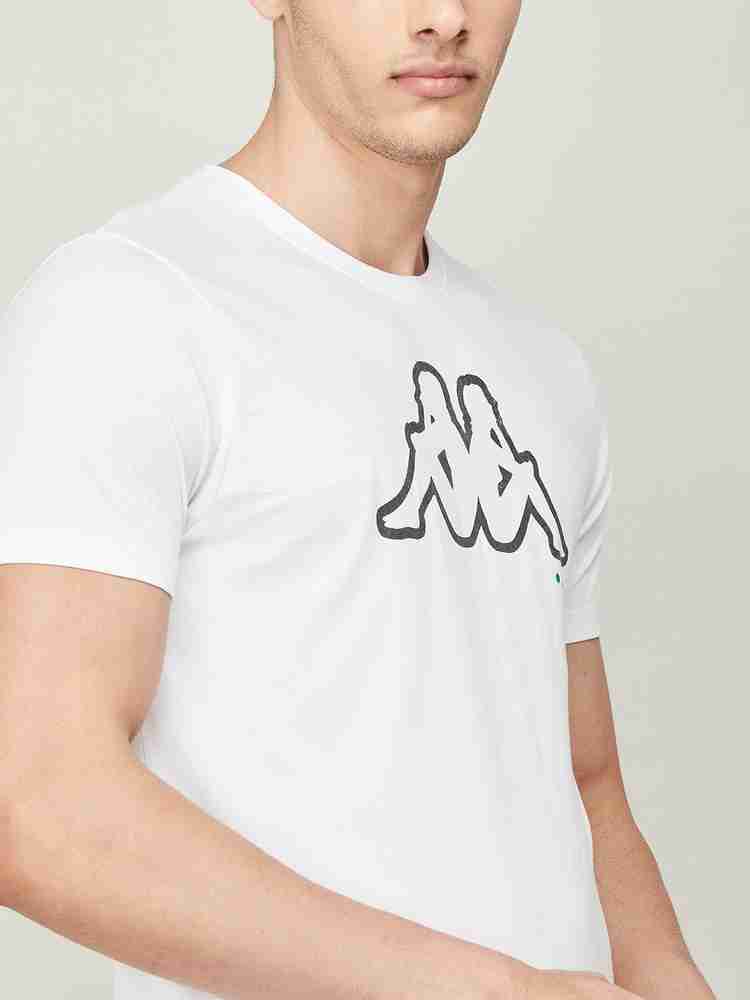 Kappa Printed Men Round Neck White T Shirt Buy Kappa Printed Men