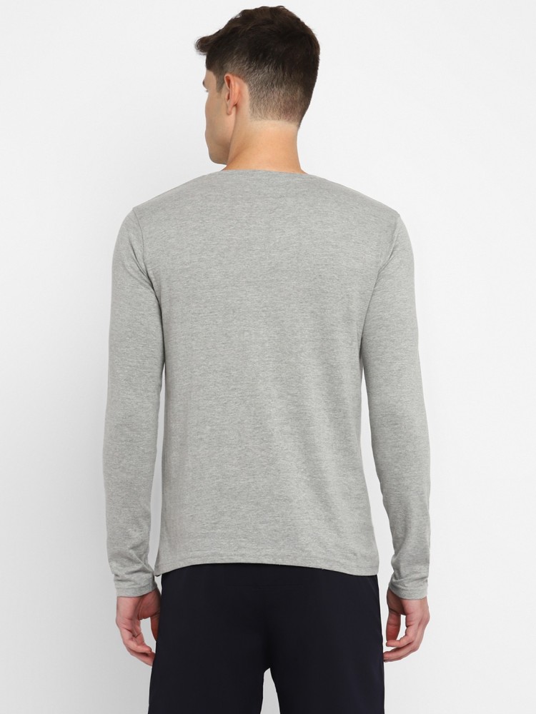 Ap'pulse Printed Men Round Neck Grey T-Shirt - Buy Ap'pulse Printed Men  Round Neck Grey T-Shirt Online at Best Prices in India