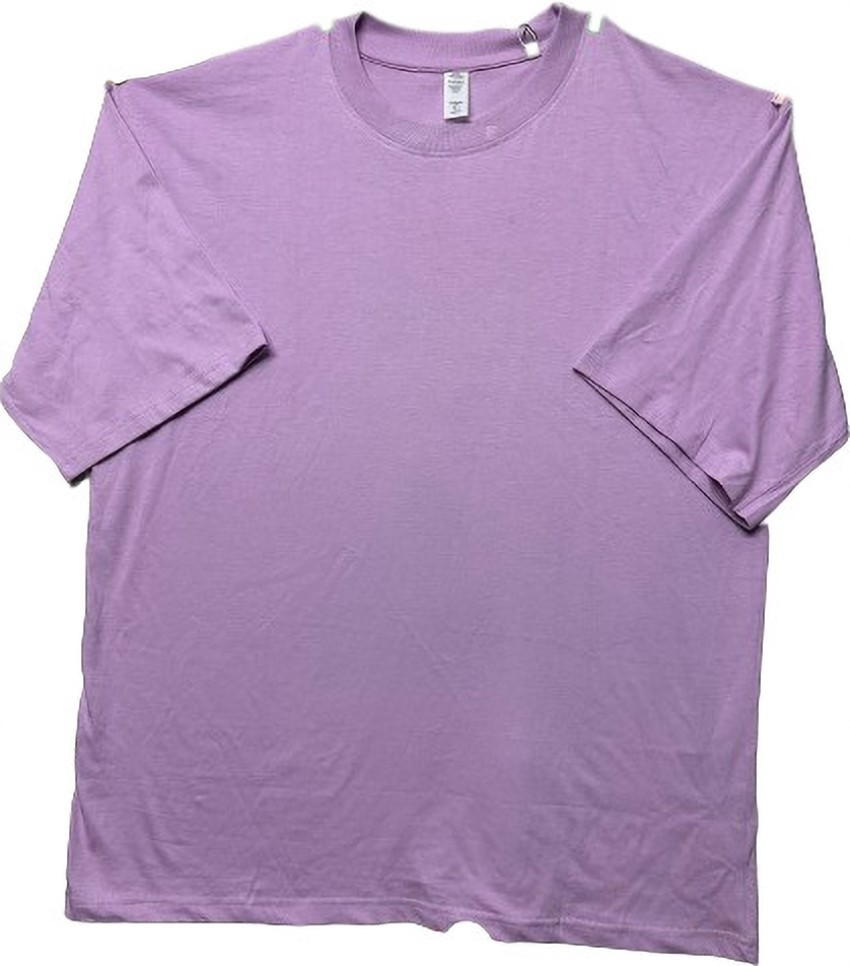 Kshs Typography Men Round Neck Purple T-shirt