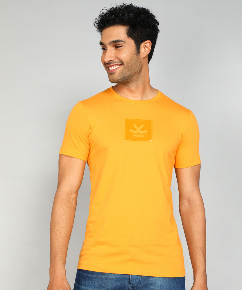 Wrogn yellow deals t shirt