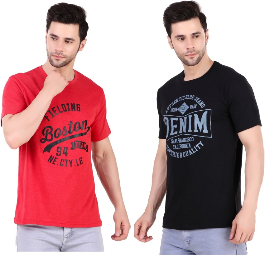 Fashion Style Short-sleeve Male Top Clothes Men's T-shirt Quality