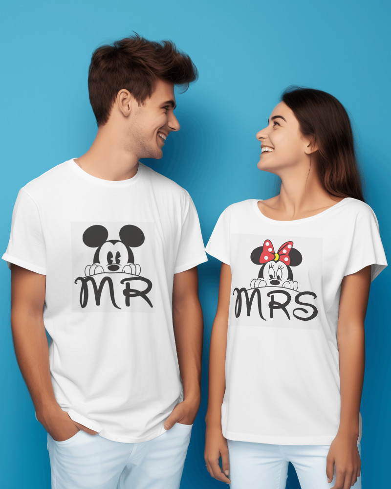 nadeem sports Printed Graphic Print Couple Round Neck White T Shirt Buy nadeem sports Printed Graphic Print Couple Round Neck White T Shirt Online at Best Prices in India Flipkart
