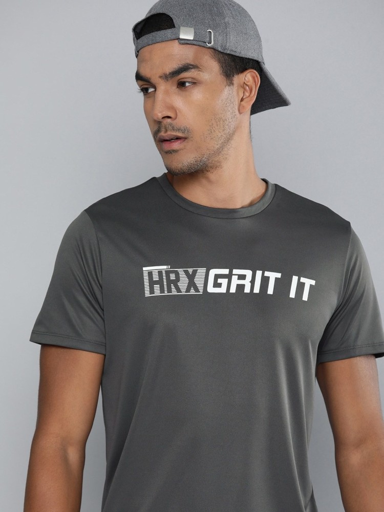 Buy HRX By Hrithik Roshan Men Brand Logo Training Printed Sports T