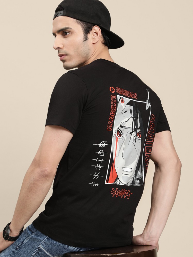 Naruto By Free Authority Superhero Men Round Neck Black TShirt  Buy  Naruto By Free Authority Superhero Men Round Neck Black TShirt Online at  Best Prices in India  Flipkartcom