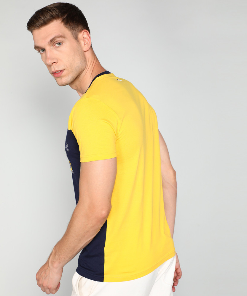 fila crop top yellow
