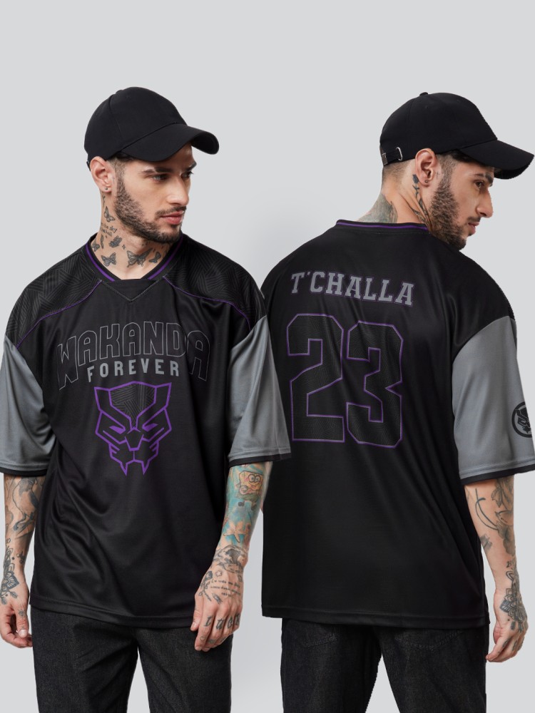 Buy The Souled Store, Official Black Panther: Wakanda Forever Men and Boys  Jerseys, Oversized fit Ghraphic Printed, Half Sleeve