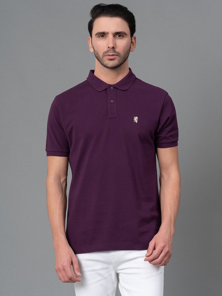 dark purple polo shirt mens