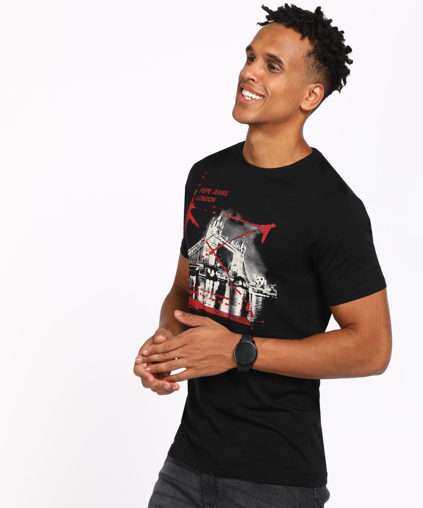 pepe jeans black t shirt