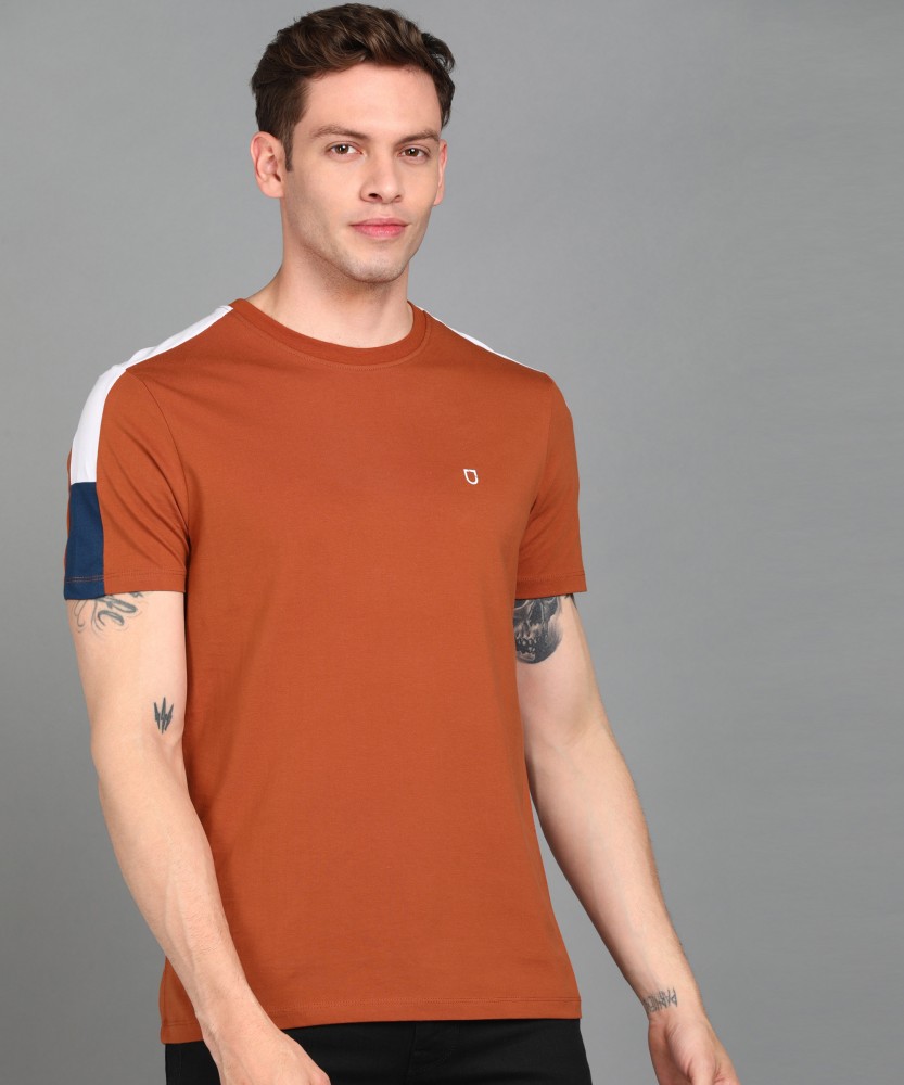 Urbano Fashion Colorblock Men Round Neck Brown T Shirt Buy Urbano Fashion Colorblock Men Round Neck Brown T Shirt Online at Best Prices in India Flipkart