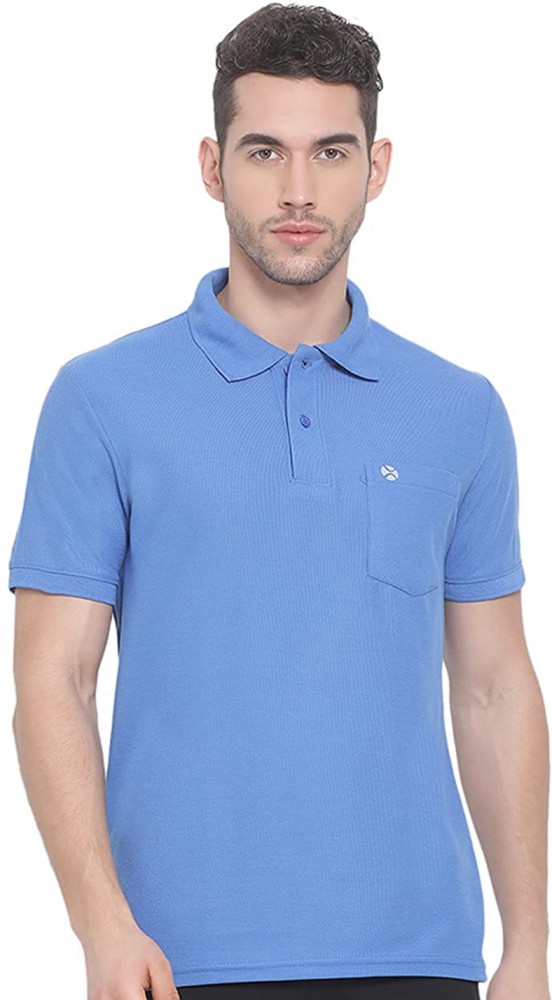 LACOSTE L!VE, Sky blue Men's Polo Shirt