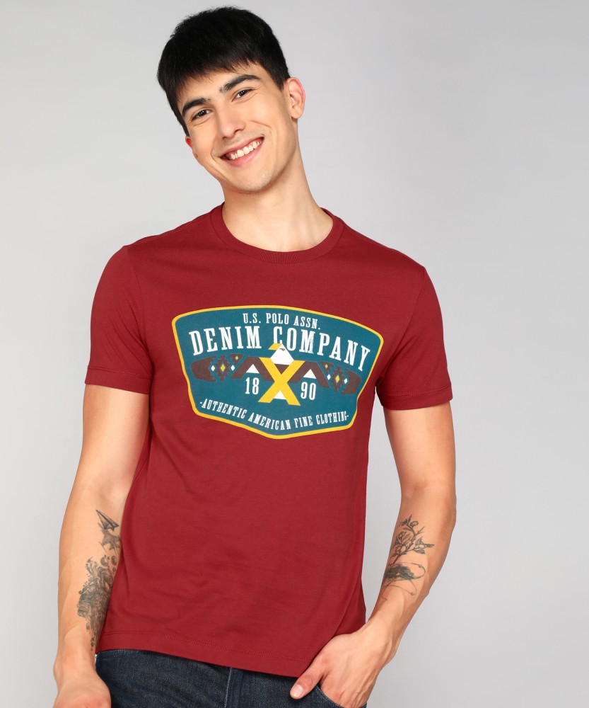 Denim t cheap shirt flipkart