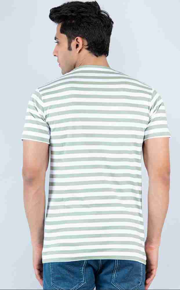 Spangel Fashion Striped Men Round Neck Multicolor T-Shirt - Buy Spangel  Fashion Striped Men Round Neck Multicolor T-Shirt Online at Best Prices in  India