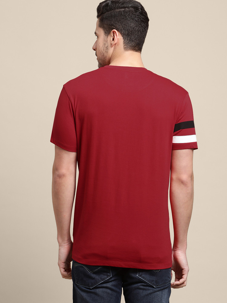 Deadpool By Free Authority Printed Men Round Neck Red T Shirt