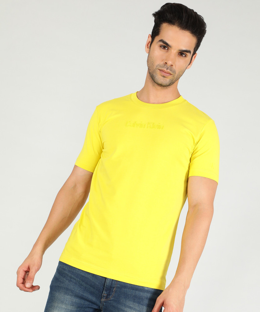 calvin klein yellow top