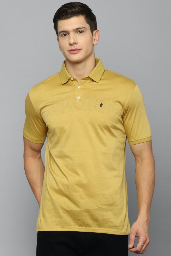 Buy LOUIS PHILIPPE Solid Cotton Polo Men's T-Shirt