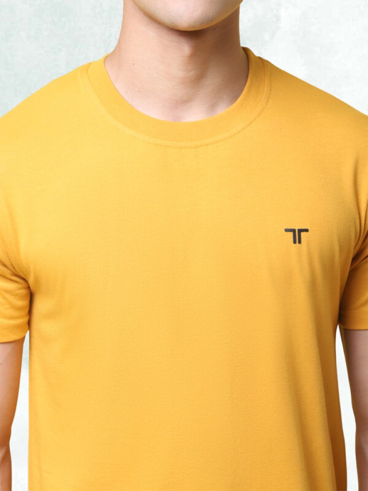  Yellow - Men's T-Shirts / Men's Tops, Tees & Shirts: Clothing,  Shoes & Accessories