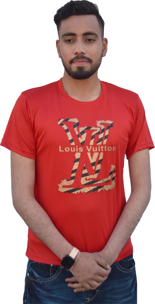GSA Typography Men Round Neck Red T-Shirt - Buy GSA Typography Men Round  Neck Red T-Shirt Online at Best Prices in India