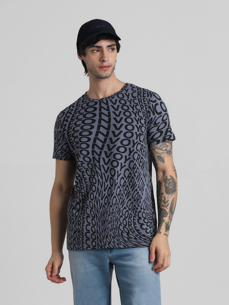 JACK JONES Typography Men Round Neck Grey T Shirt Buy JACK JONES Typography Men Round Neck Grey T Shirt Online at Best Prices in India Flipkart