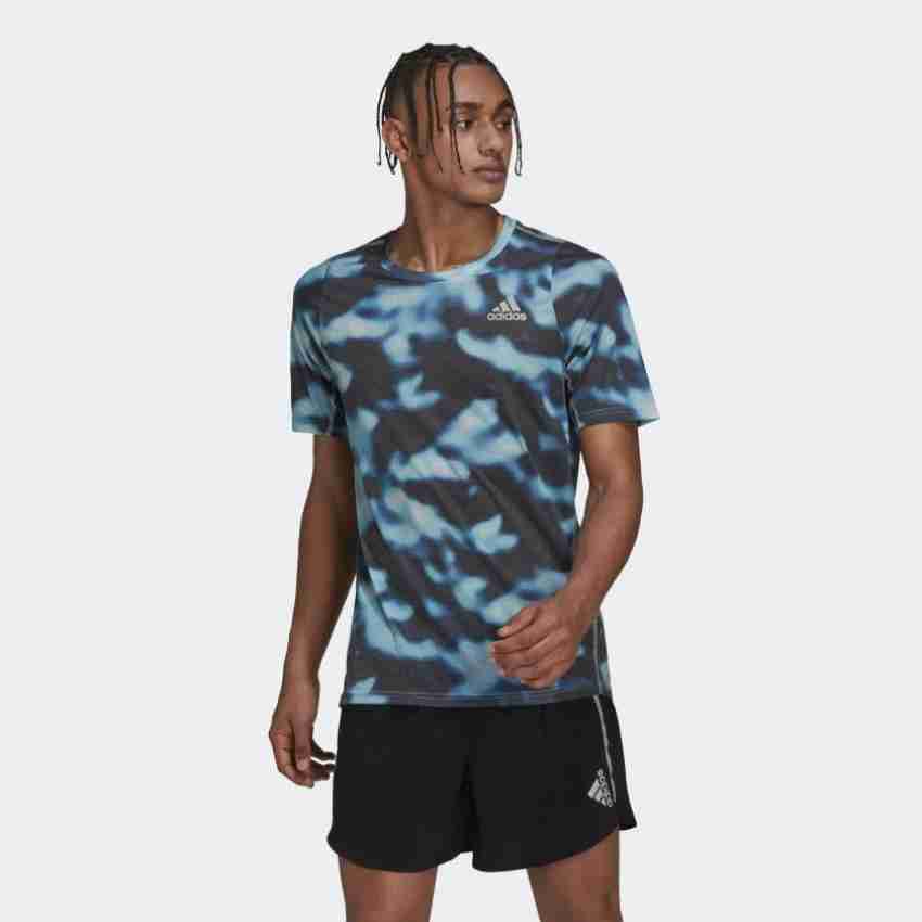 Adidas blue camo t cheap shirt