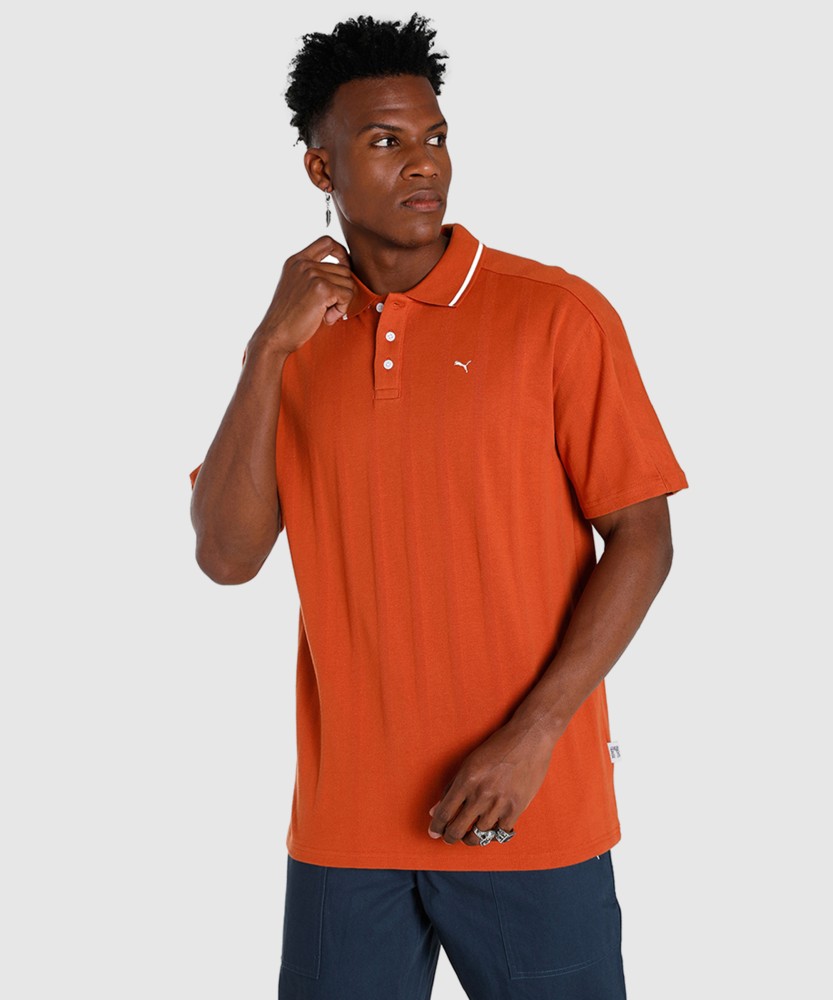 PUMA Solid Men Polo Neck Orange T Shirt Buy PUMA Solid Men Polo Neck Orange T Shirt Online at Best Prices in India Flipkart