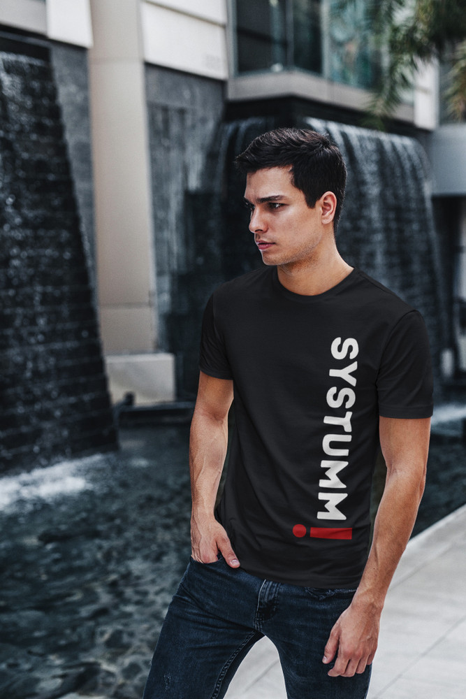 TREND INN Printed Men Round Neck Black T-Shirt - Buy TREND INN Printed Men  Round Neck Black T-Shirt Online at Best Prices in India | Flipkart.com