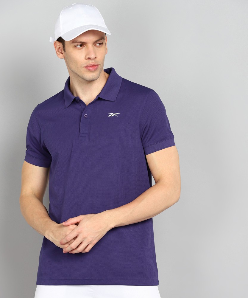 Reebok Men's T-Shirt - Purple - L