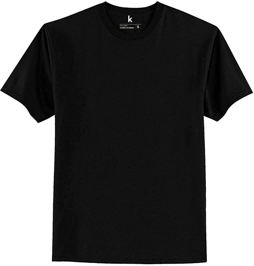 Plain black shop t shirt cheap