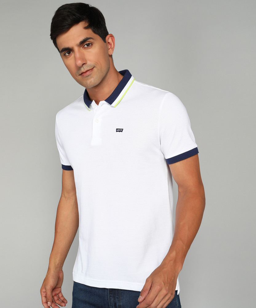 Levis white polo shirt top
