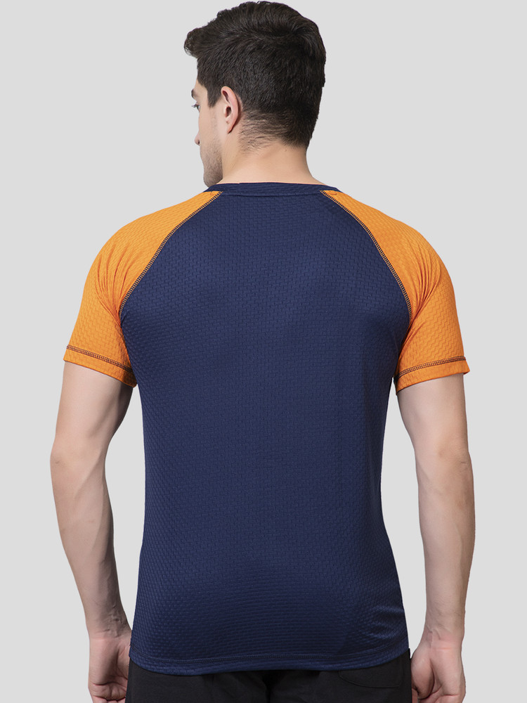 Blue and orange t shirt clearance