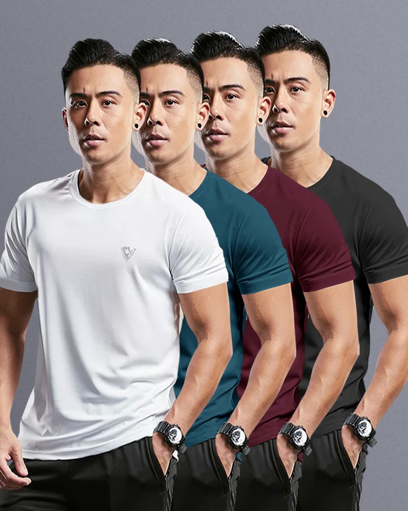 Buy White Tshirts for Men by EYEBOGLER Online