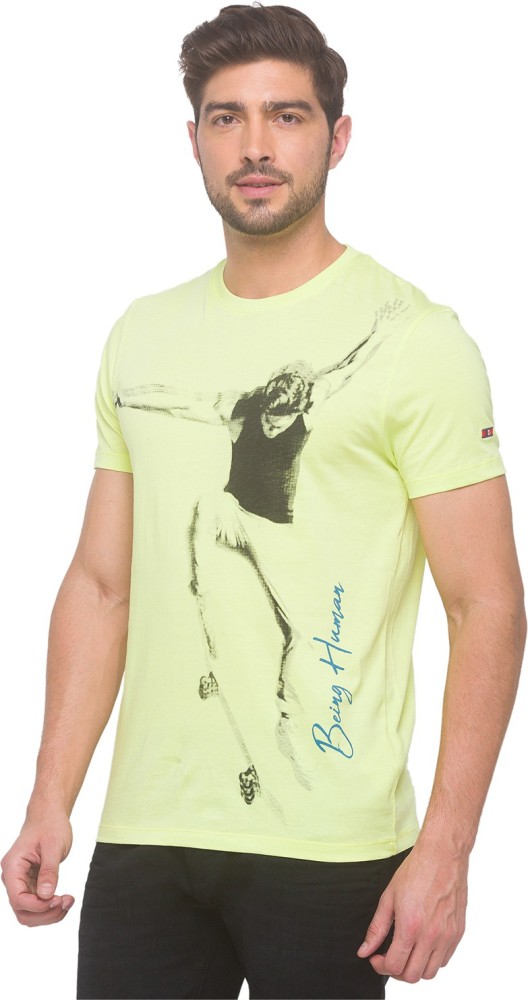 Being human green t shirt best sale