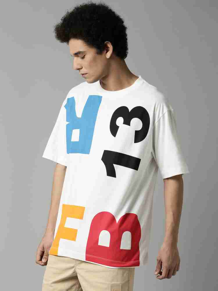 BREAKBOUNCE Typography Men Round Neck White T Shirt Buy BREAKBOUNCE Typography Men Round Neck White T Shirt Online at Best Prices in India Flipkart