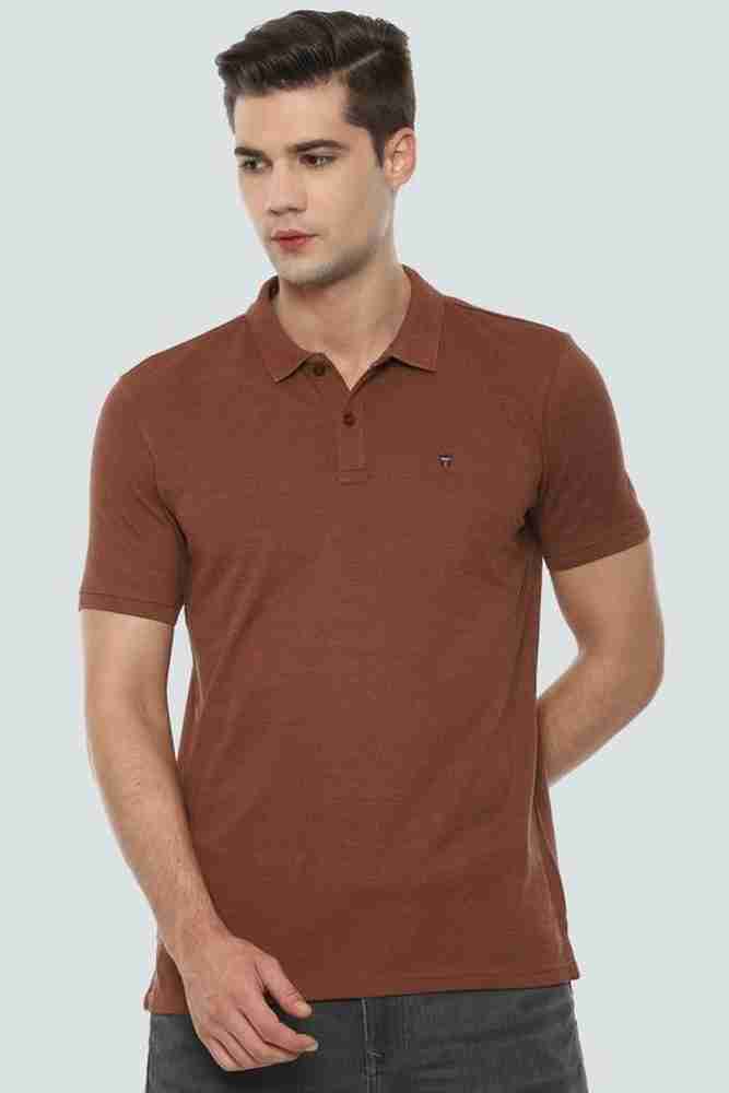 Buy LOUIS PHILIPPE Solid Cotton Polo Men's T-Shirt