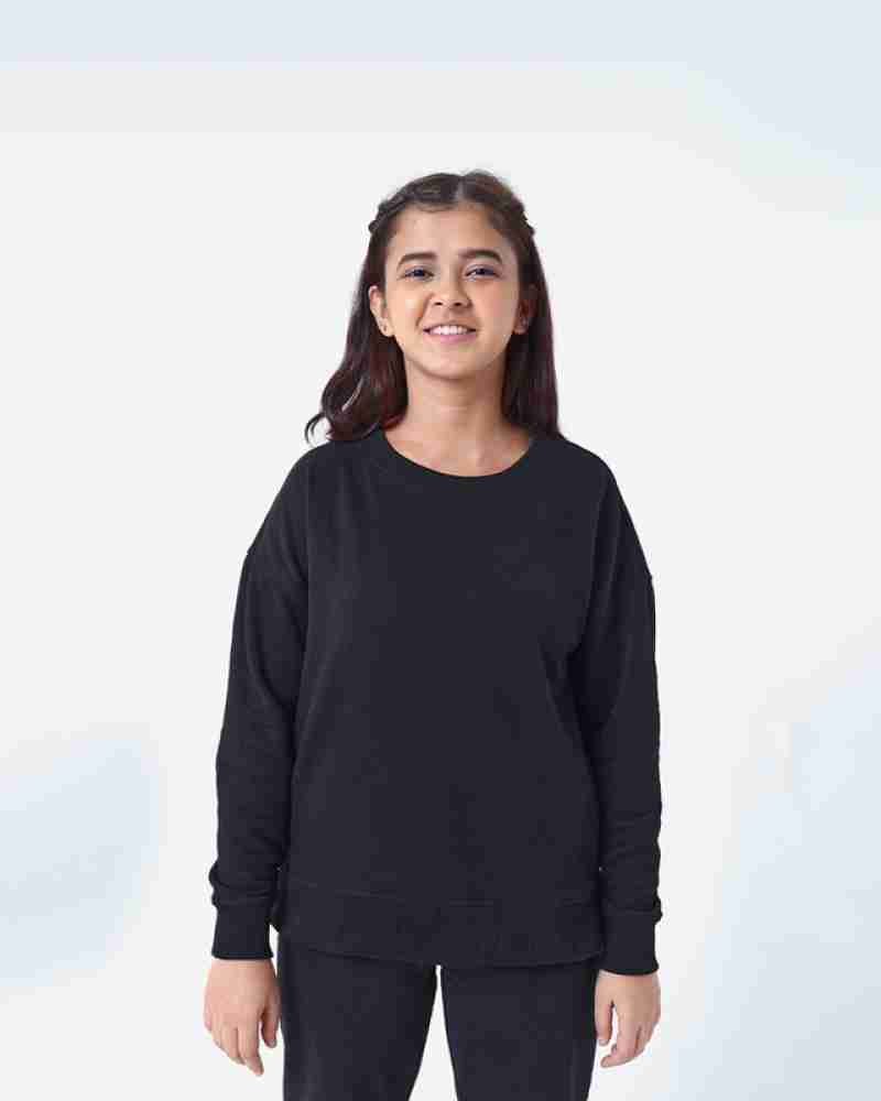 BlissClub Full Sleeve Solid Women Sweatshirt - Buy BlissClub Full