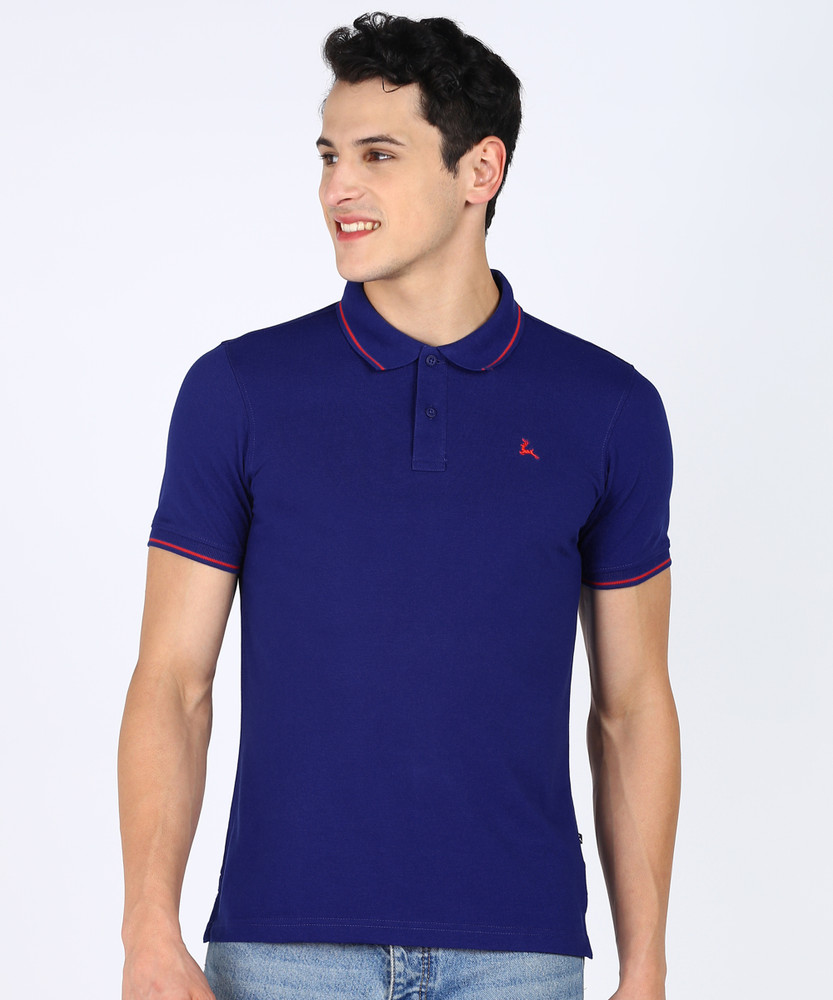PARX Solid Men Polo Neck Dark Blue T Shirt Buy PARX Solid Men Polo Neck Dark Blue T Shirt Online at Best Prices in India Flipkart