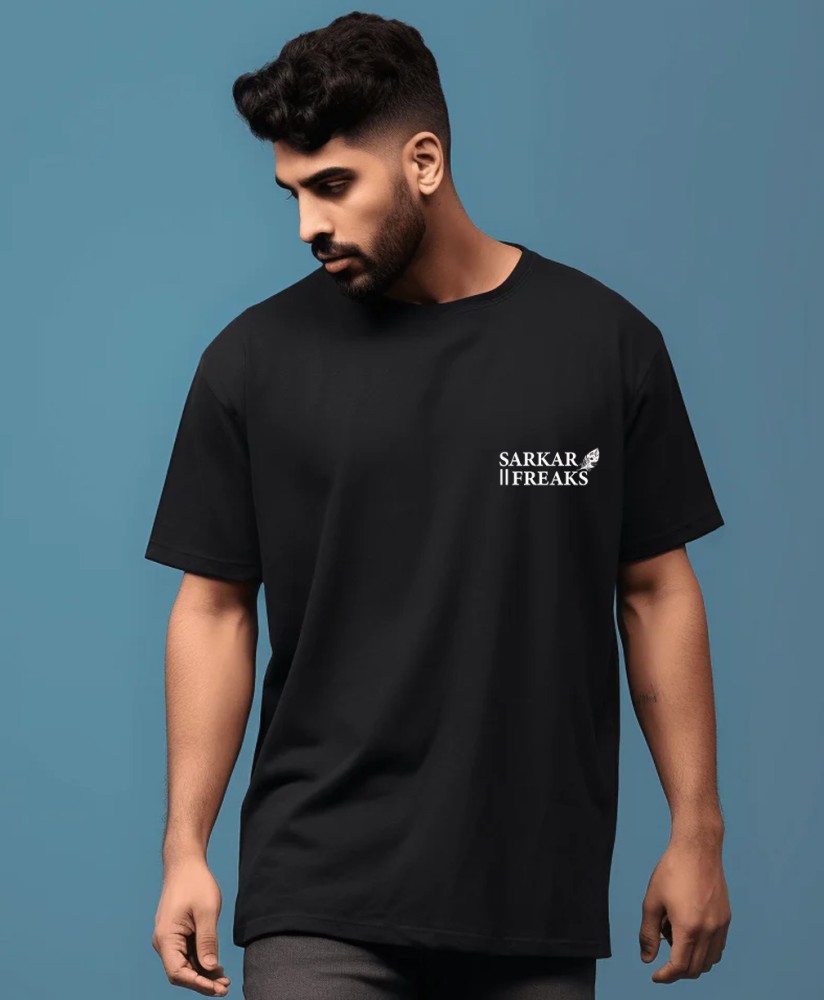 Sarkar freaks Printed Men Round Neck Black T Shirt Buy Sarkar freaks Printed Men Round Neck Black T Shirt Online at Best Prices in India Flipkart