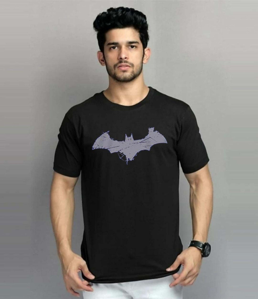 Philip Mack Graphic Print Men Round Neck Black T Shirt Buy