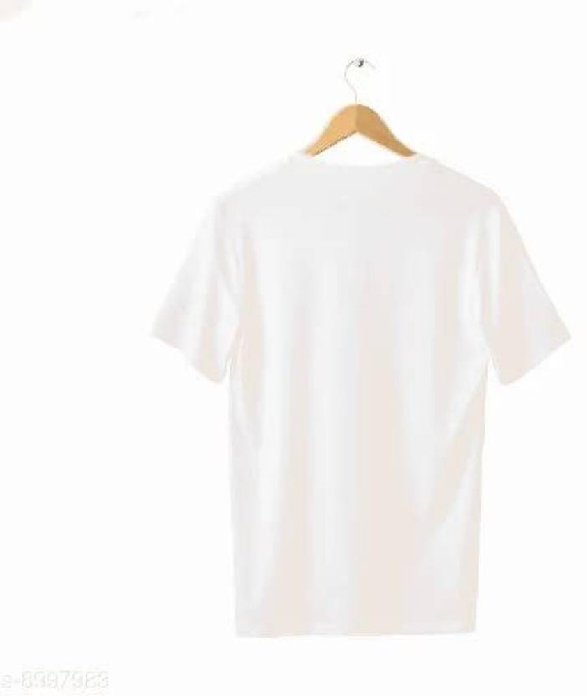 Plain Mens White T-shirt Mc Stan