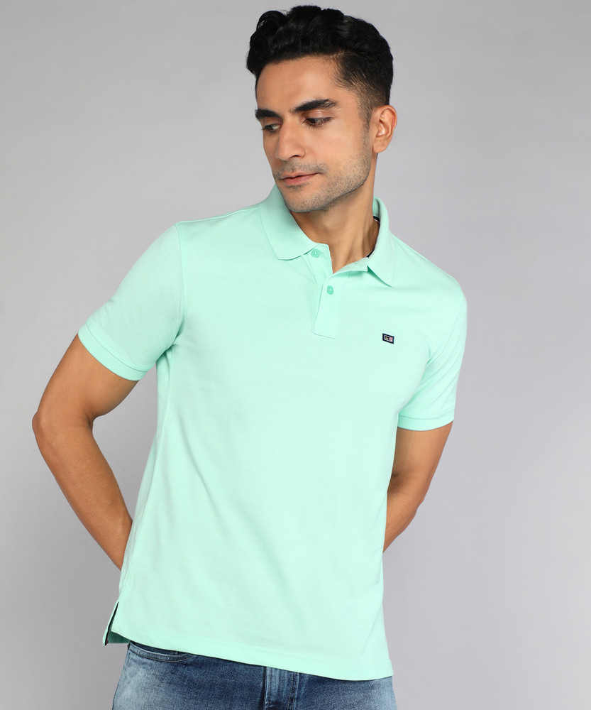 Arrow Sport Solid Men Polo Neck Blue T Shirt Buy Arrow Sport