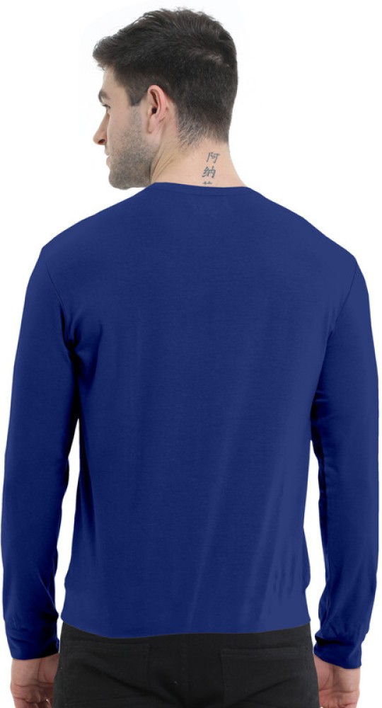 Buy Triptee Mens Pure Cotton Full Sleeves Solid Casual Regular