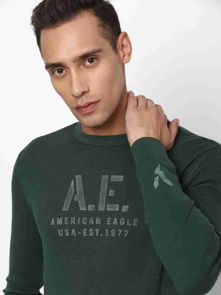 American Eagle Outfitters Typography Men Round Neck Green T Shirt Buy American Eagle Outfitters Typography Men Round Neck Green T Shirt Online at Best Prices in India Flipkart