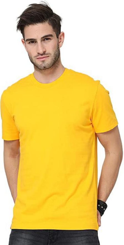 Yellow Crew Neck T-Shirt