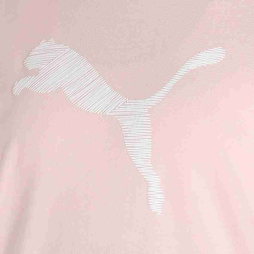 - Printed Neck PUMA T-Shirt Buy Pink PUMA Printed India Online in High Best Prices Women Pink Women at Neck High T-Shirt